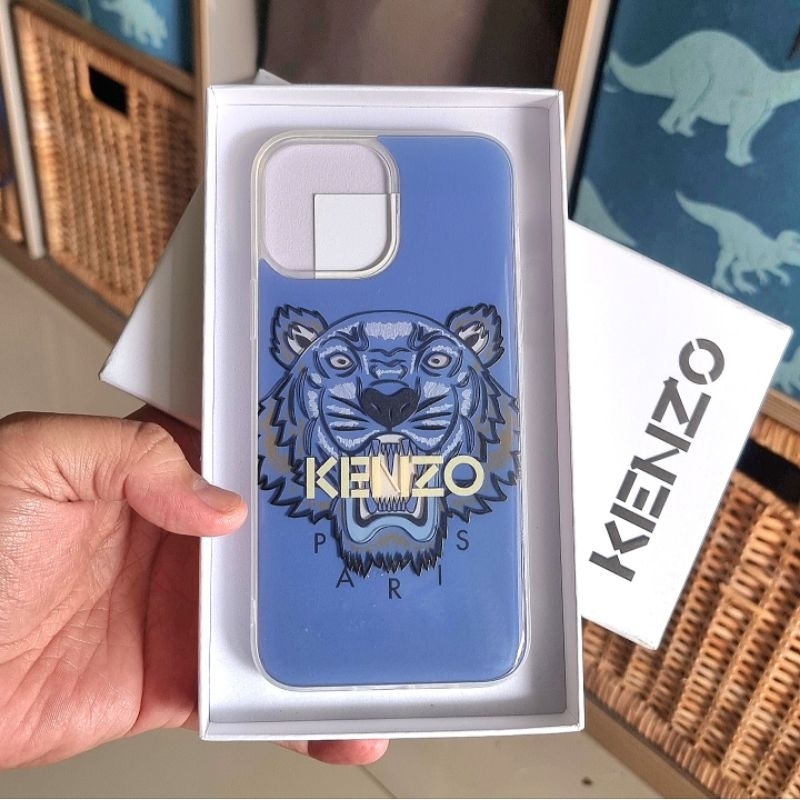KENZO case Iphone 13 Pro Max blue made in France