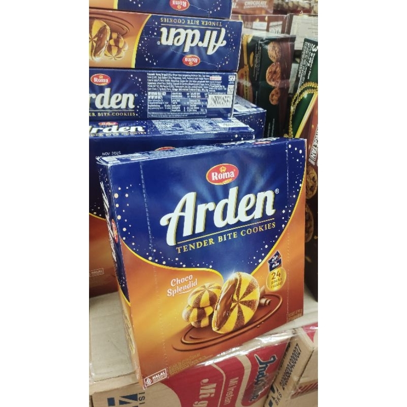 

Roma Arden 240g Tender bite Cookies Biscuit dengan isi Cream Coklat