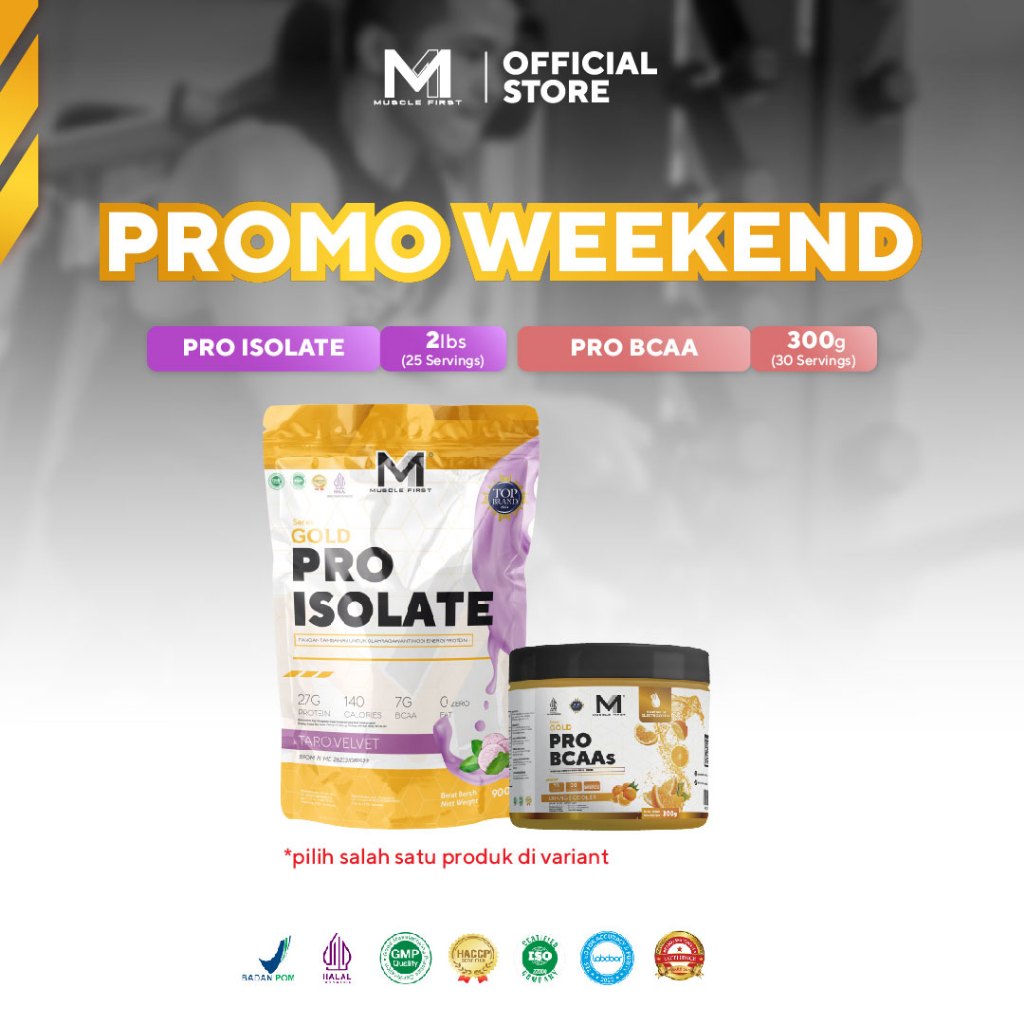 [WEEKEND FLASH SALE] MUSCLE FIRST Pro Isolate Pro BCAA