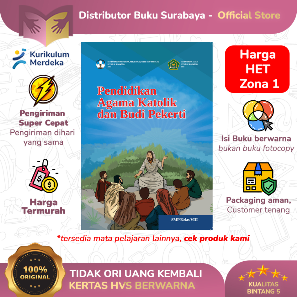 Buku Agama Katolik Kelas 8 SMP - Buku Paket Siswa - Kurikulum Merdeka