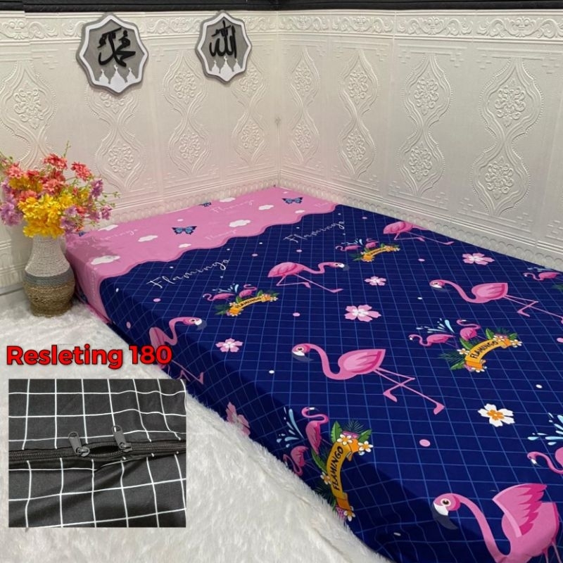 sprei resleting 180x200x20 dan 200x200x20