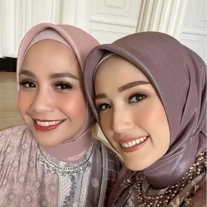 Segi Empat Shinar Glamor Polos | SHINAR GLAMOUR PREMIUM LASERCUT | JILBAB SINAR GLAMOUR | KERUDUNG S