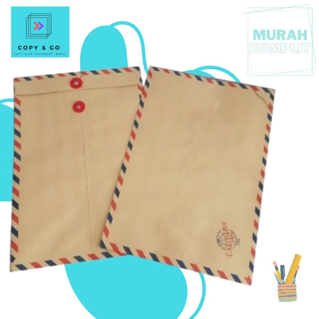 

( 5 Lembar ) Amplop Coklat Bertali A3