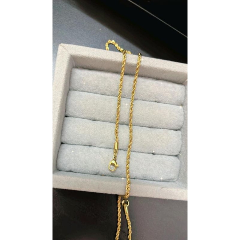 Kalung Rantai Titanium panjang50cm