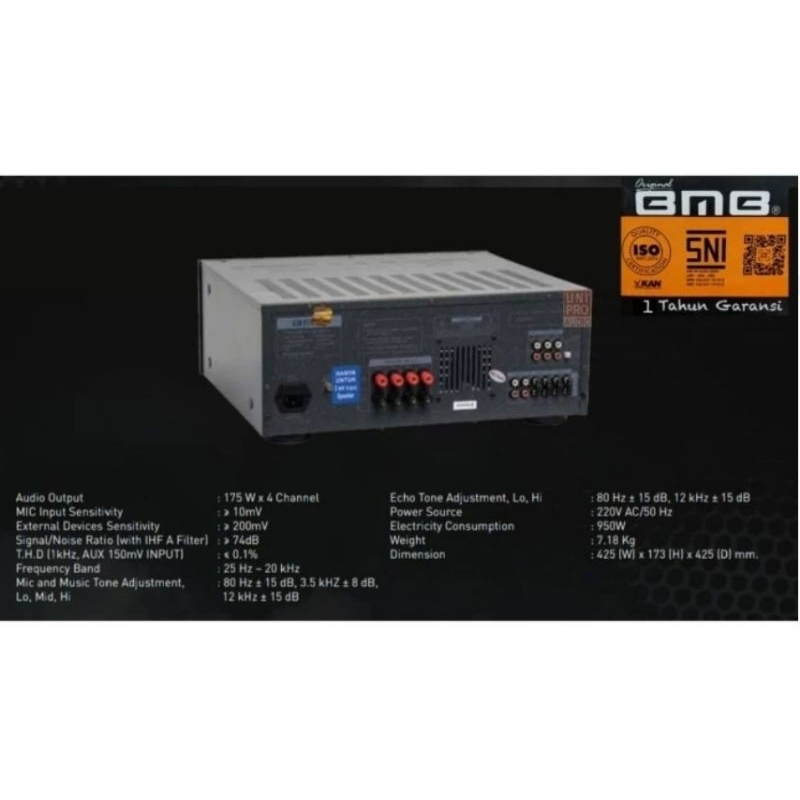 Amplifier BMB DA 3000 PRO
