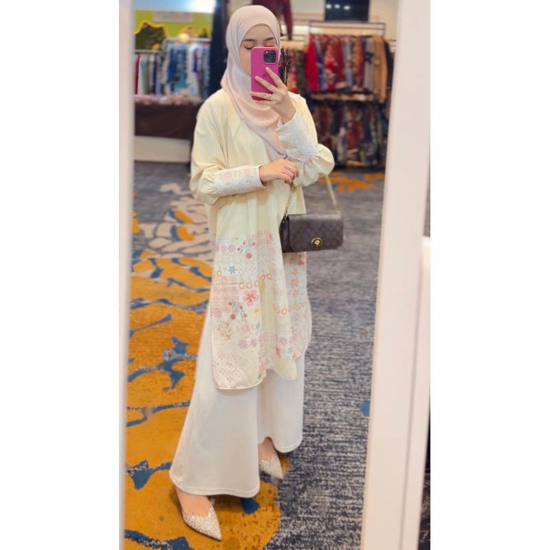 TUNIK COTTON Salur Mix Motif Bahan Katun Premium