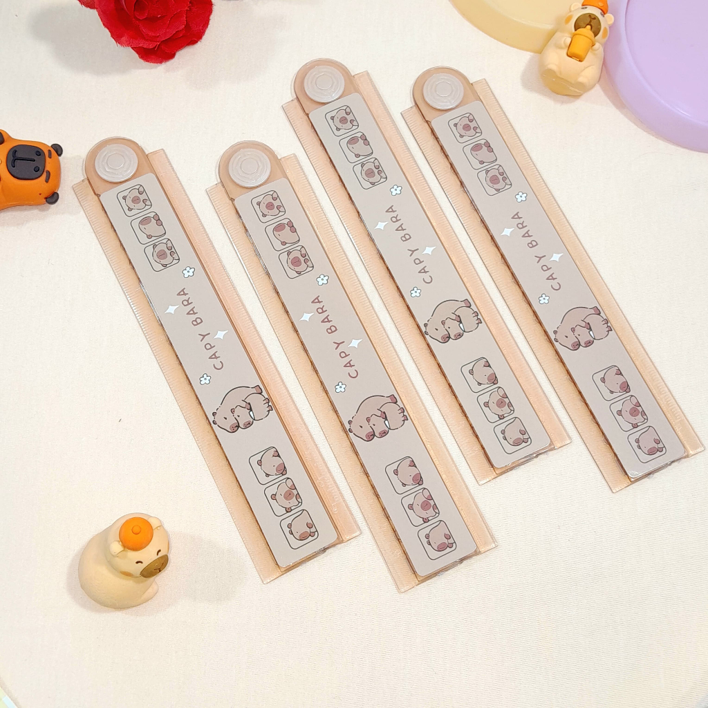 

Penggaris Lipat 30 CM CAPYBARA Super Cute Lucu Ready Warna Cokelat / Ruler Garisan Lipat Capybara ukuran 30cm Alat Tulis Sekolah Anak Kekinian Kualitas Terbaik Harga Termurah Bisa Grosir dan COD