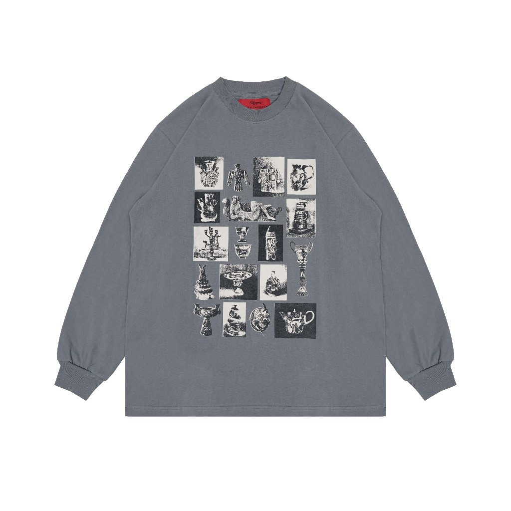 Skippers - Figures Longsleeve Grey