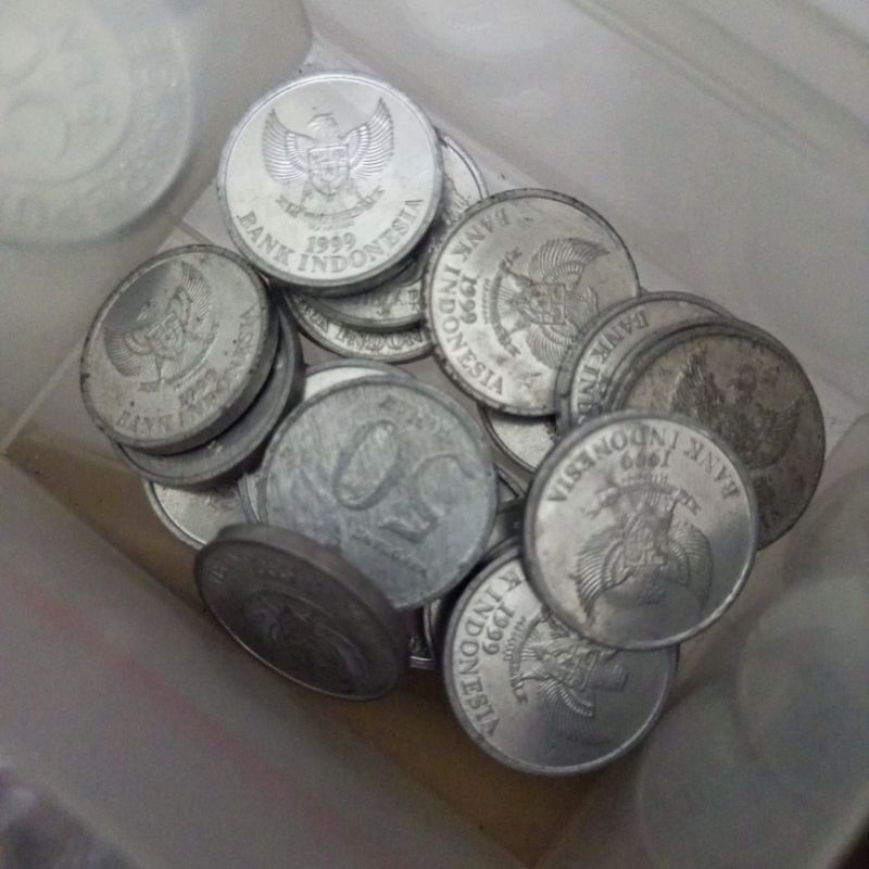 UANG KOIN 50 RUPIAH KEPODANG 1999