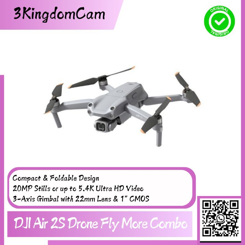 DJI Air 2S Drone Fly More Combo