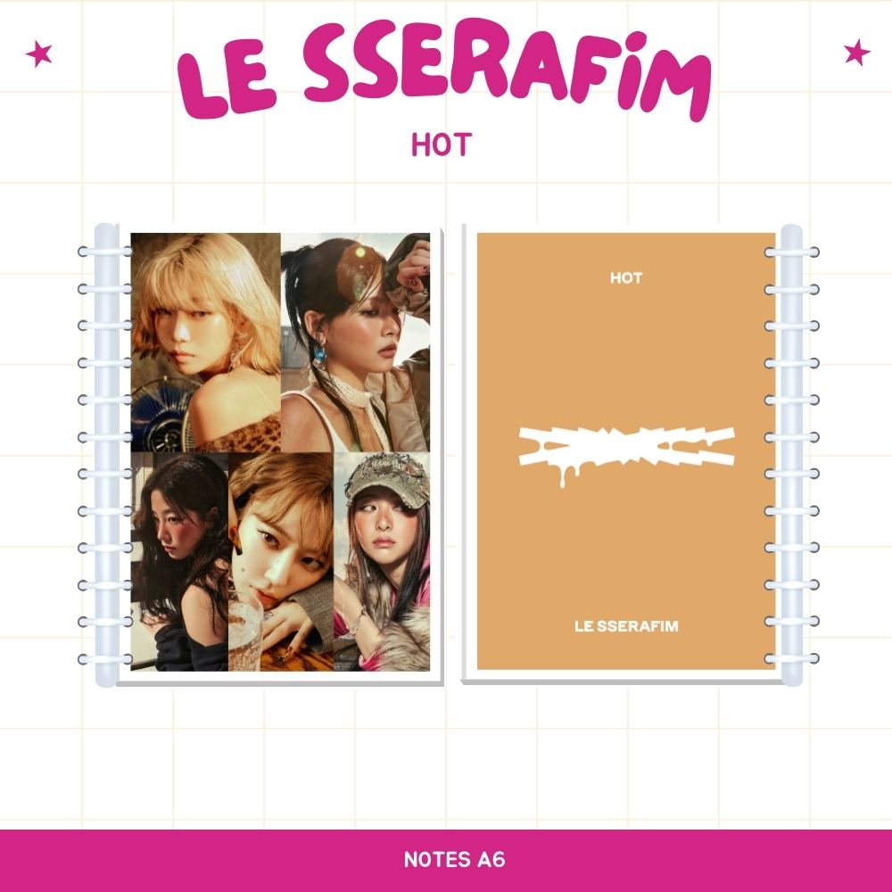 

A6 NOTES FEARNOT HOT ISI 40 HVS BUKU NOTE NOTEBOOK KPOP UNOFFICIAL SAKURA EUNCHAE CHAEWON KAZUHA