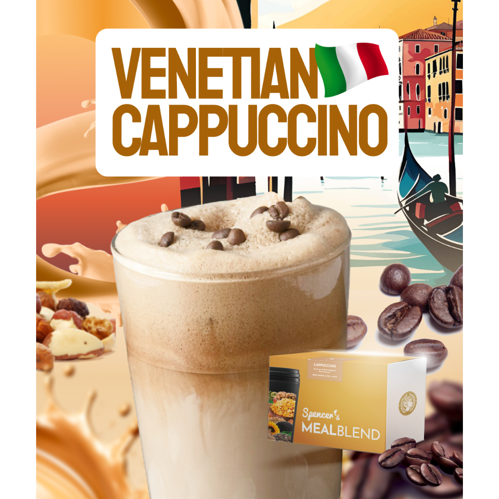 

Spencer's MealBlend Cappuccino - Meal Replacement Dengan Kandungan Nutrisi Seimbang - Minuman Sehat - Perngganti Makanan