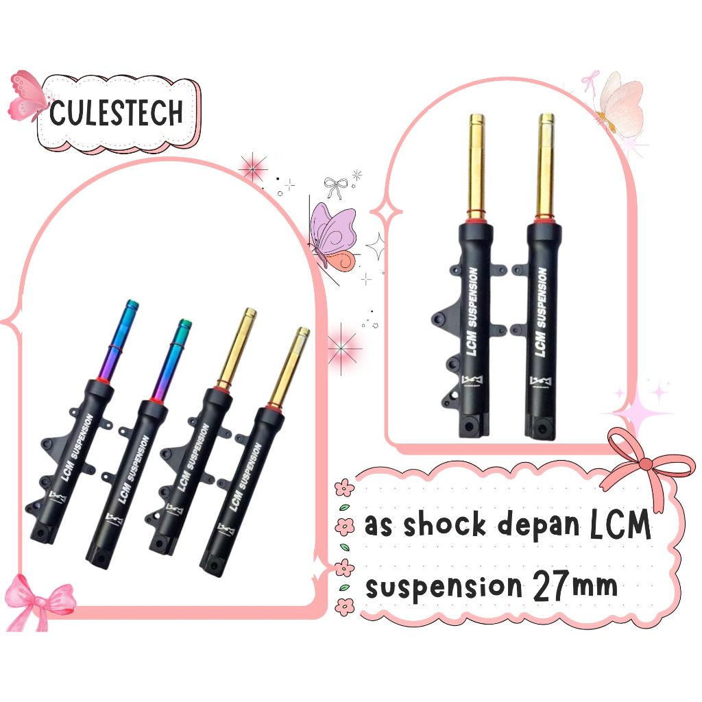 Bottom Shock Depan LCM 27 Suspension Yamaha Aerox Vietnam Original