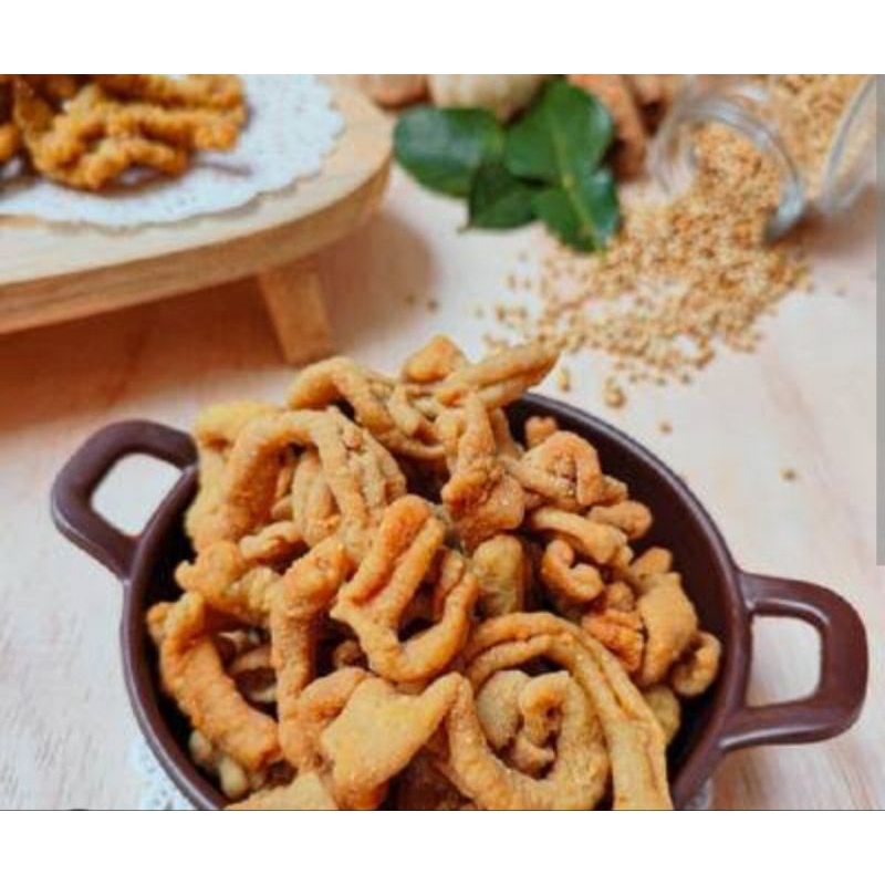 

Usus ayam crispy , / Kripik Usus 100 gram