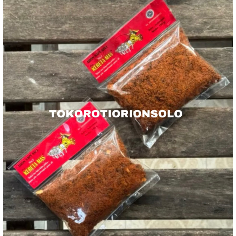 

Abon Sapi Cap Kereta Mas 80gram - Orion Solo