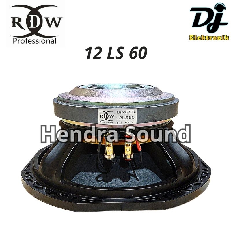 RDW ● 12 LS 60 / 12 LS60 - Speaker Komponen (12 inch)