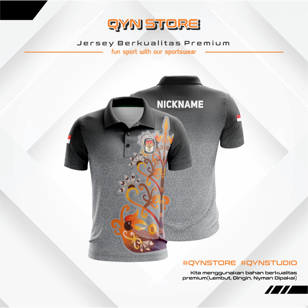 Kaos KPU KPPS Panwaslu TPS Full Print Custom Premium Jersey KPU Panwas KPPS TPS