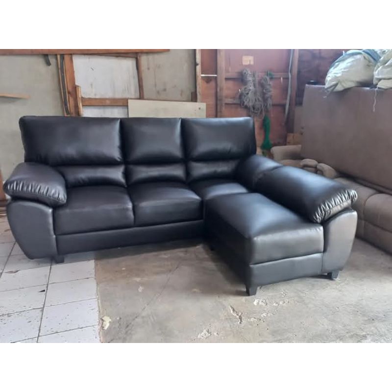sofa l minimalis sofa ruang tamu dacron kulit minimalis