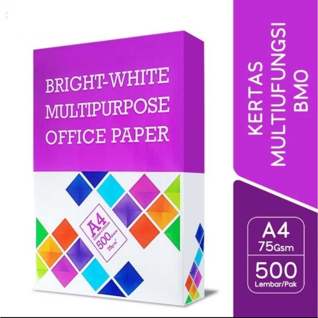 

BMO OFFICE PAPER HVS KERTAS HVS A4 / KERTAS HVS A4 KERTAS HVS 75 GSM A4 OFFICE PAPER | M21 STATIONERY