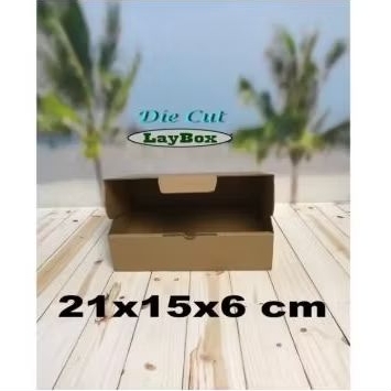 

KARDUS/KARTON/BOX UK. 21 x 15 x 6 CM .. MODEL PIZZA .. DUS DIE CUT