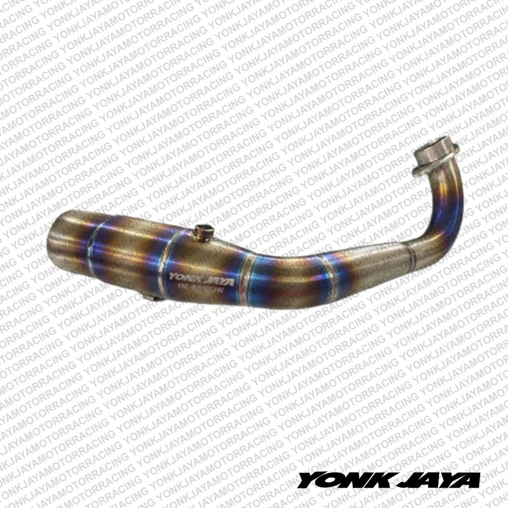 HEADER TITANIUM / LEHER KNALPOT TITANIUM YONK JAYA ARROW