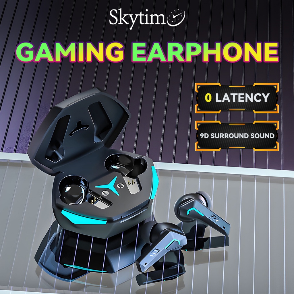 HILP Skytime Gm03 Gaming Tws Earphone Bluetooth No Delay Gaming Headset 0 Latensi Hi-Fi