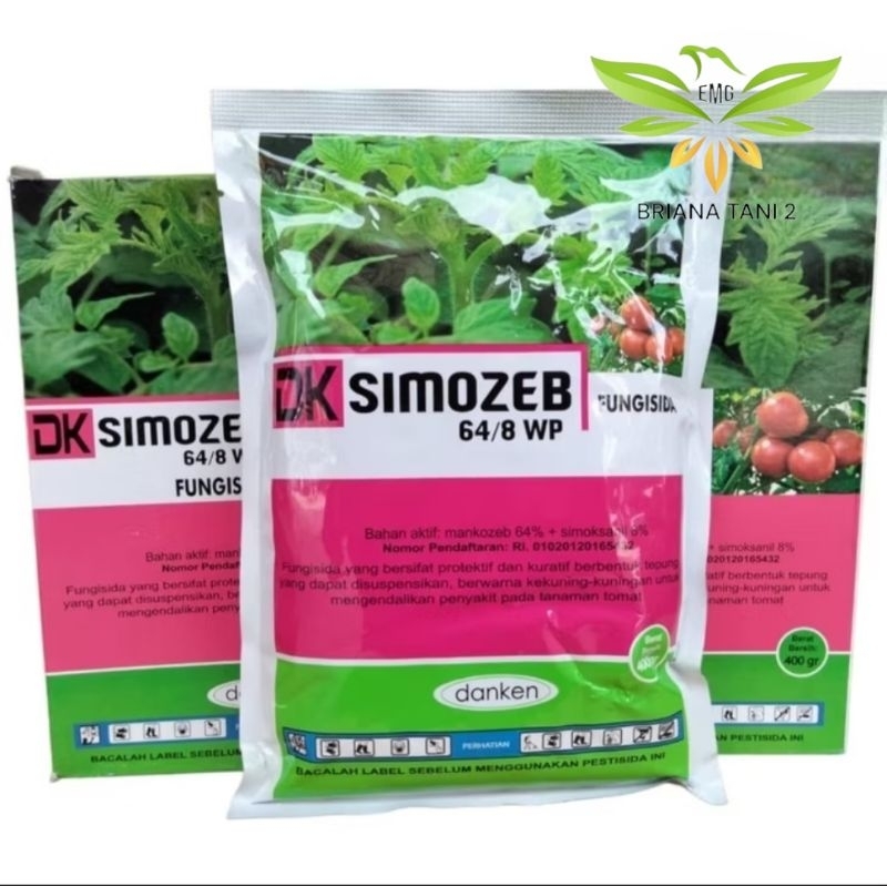 DK Simozeb 64/8WP 400gr Mankozeb 64% & Simoksanil 8% Pengendali Jamur Dan Busuk Daun Pada Tanaman Da