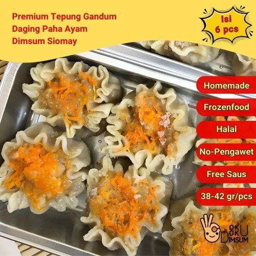 

Dimsum Ayam Premium Isi 6 Pcs