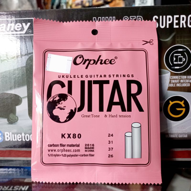 SENAR ORPHEE KX80 SENAR UKULELE 4 SENAR KENTRUNG