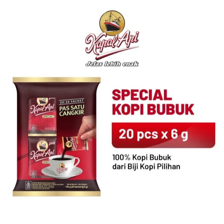 

KAPAL API Special Merah 1 Bag (20 x 6 gr)