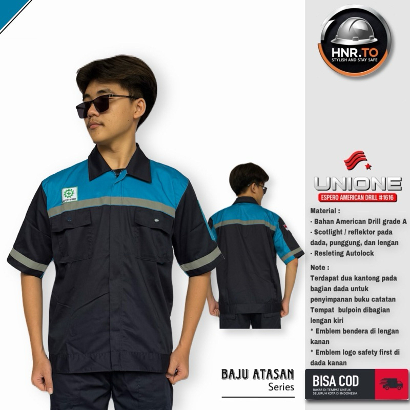 Baju Wearpack Safety Lengan Pendek / Kemeja Wearpack Lengan Pendek