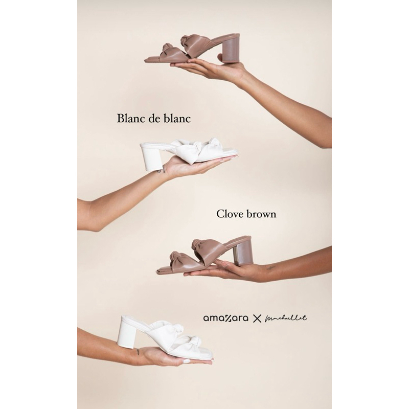 TWISTIES heels - Amazara x Mmehuillet