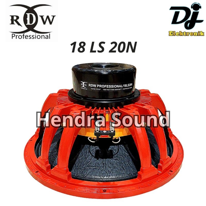 RDW ● 18 LS 20N / 18 LS20N - Speaker Komponen (18 inch) NEO