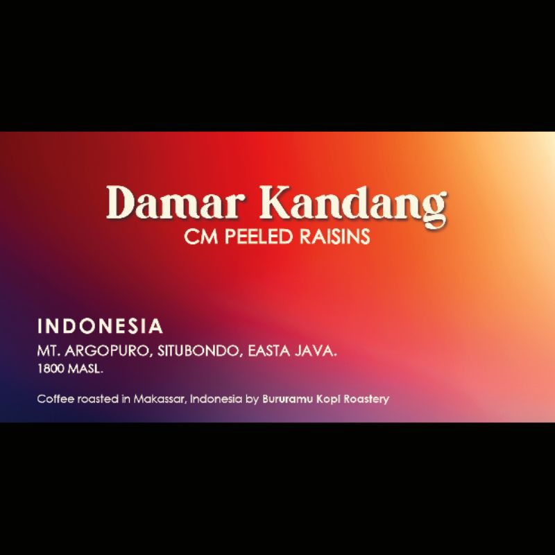

DAMAR KANDANG, CM PEELED RAISINS
