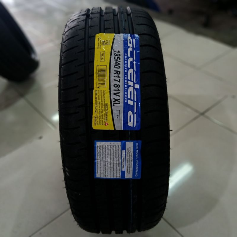 Ban mobil ukuran 195/40 R17 Accelera PHI-R produksi terbaru BAN 195 40 R17 PHI