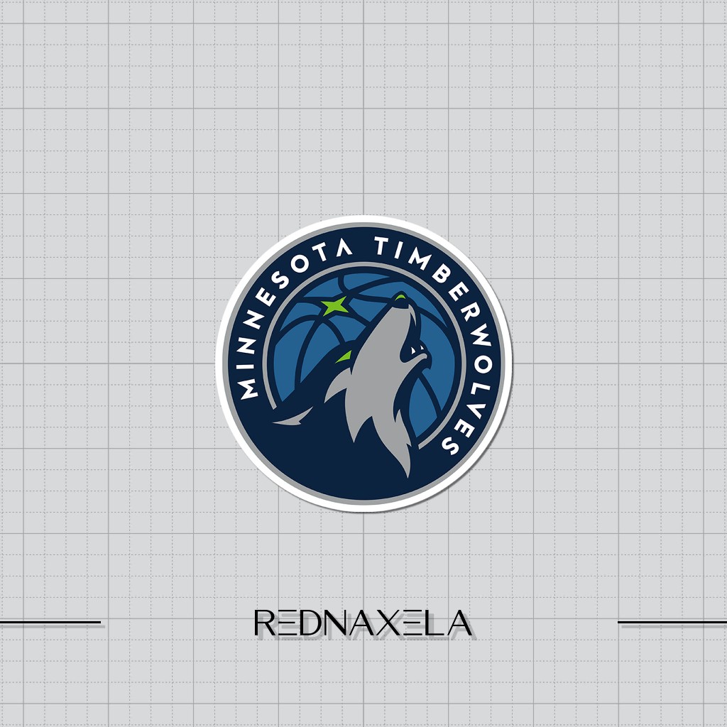 

Stiker Vinyl Minnesota Timberwolves NBA Stiker Koper Outdoor Stiker Laptop Waterproof Sticker