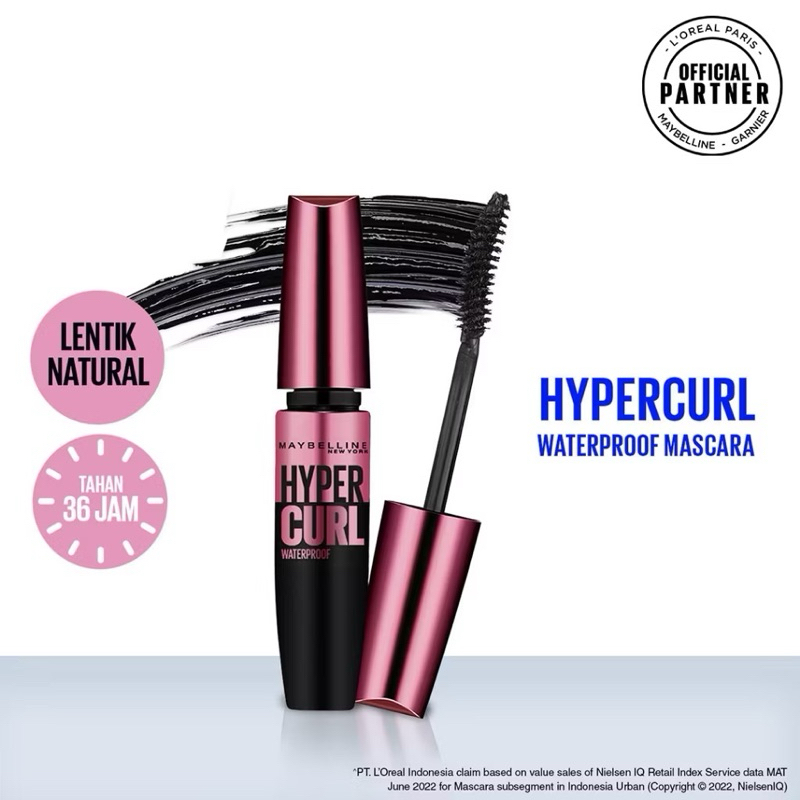 Maybeline Maskara Maybelline Hyper Curl maskara maybelinne ORI