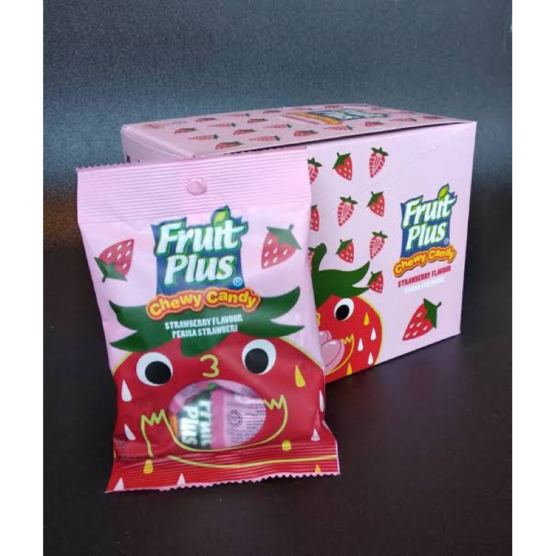 

Fruit plus chewy candy strawberry flavour import
