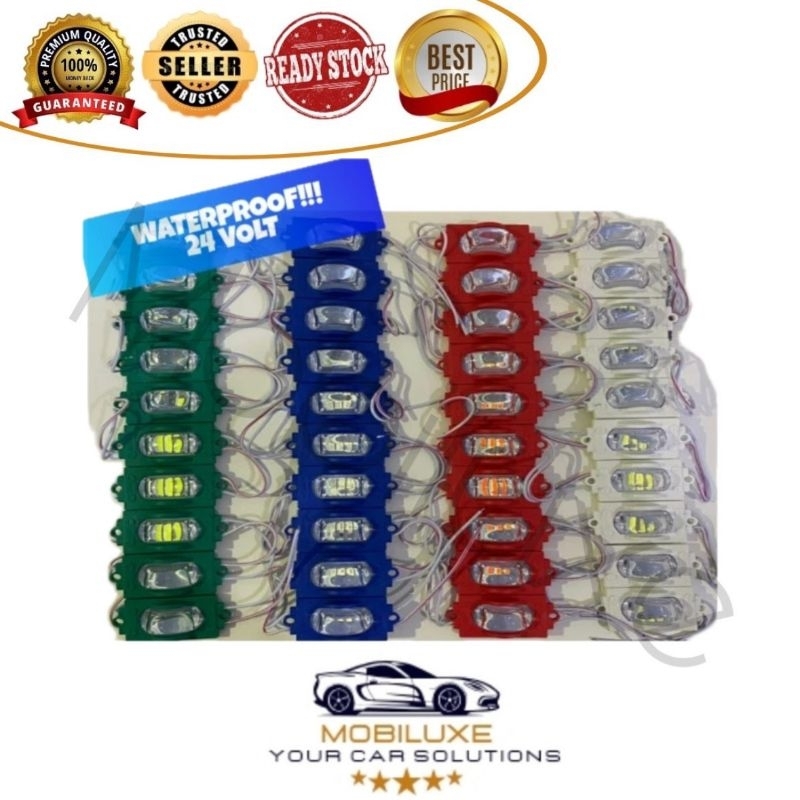 Lampu LED 24Volt/Lampu LED 1 Mata 24Volt/LED Varisasi Mobil, Truck/Truk/LED 1 Mata Cembung/Lampu LED