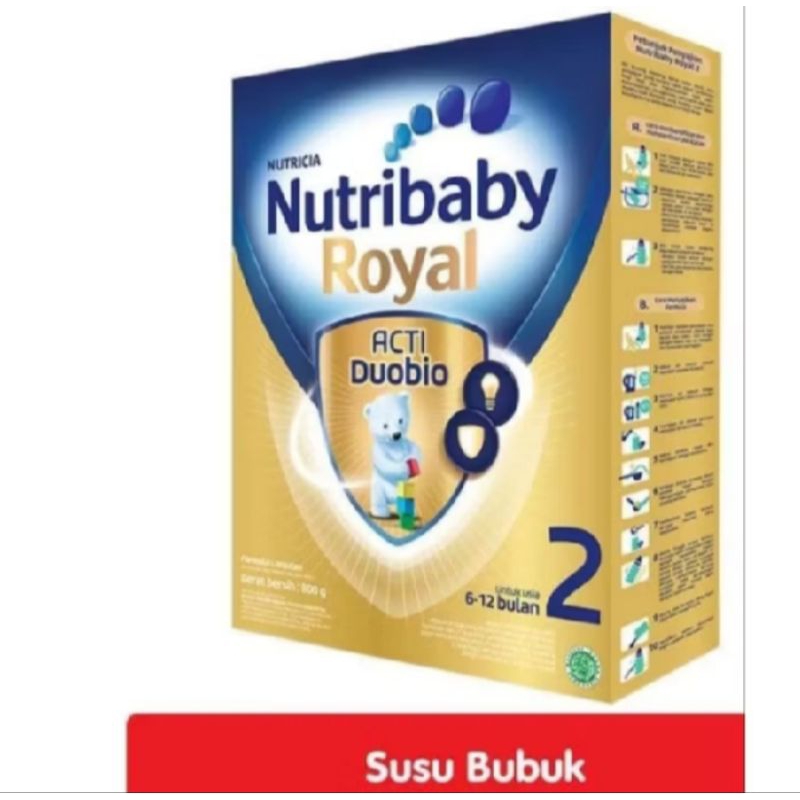 Nutrilon Royal 2 Susu Bayi 6-12 bln Kemasan 800gr // Nutribaby Royal 2 Formula Bayi Bubuk 800 GR // 