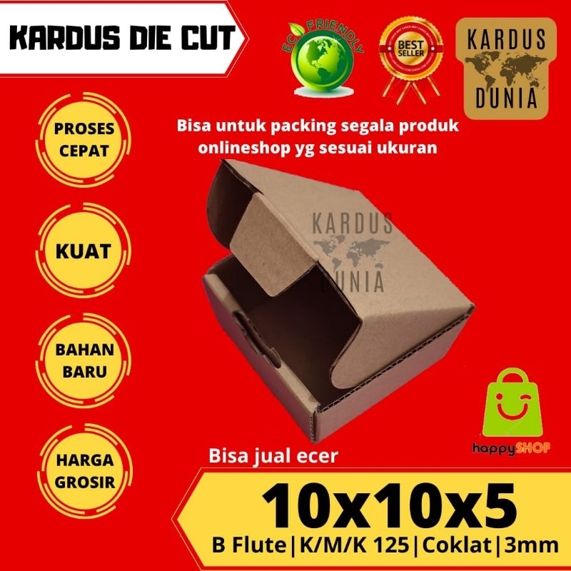 

kardus packing box UK 10x10x5 cm model pizza