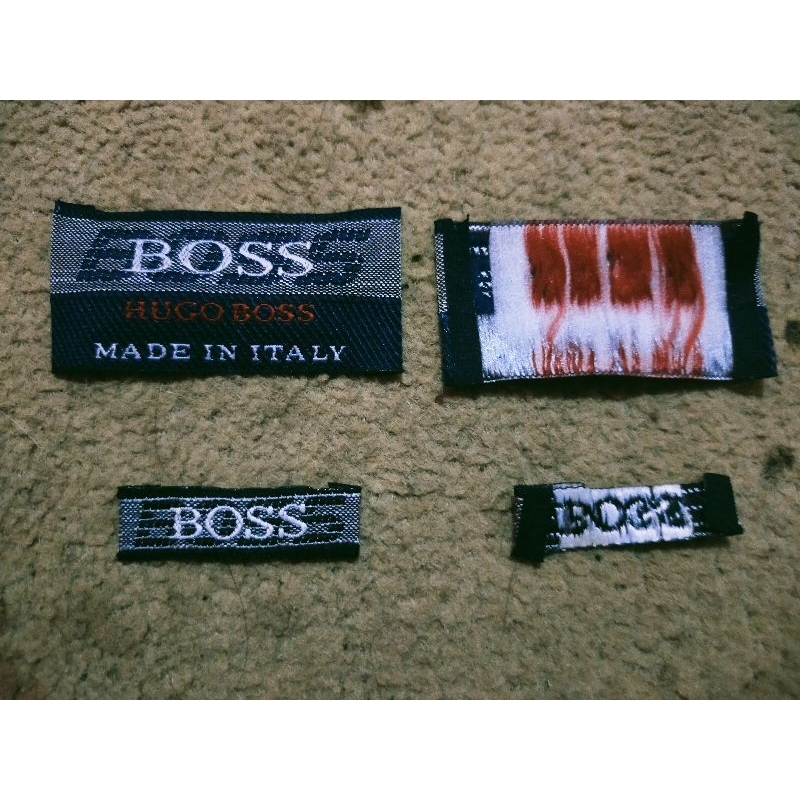

label merek brand label merek (main) tag BOSS