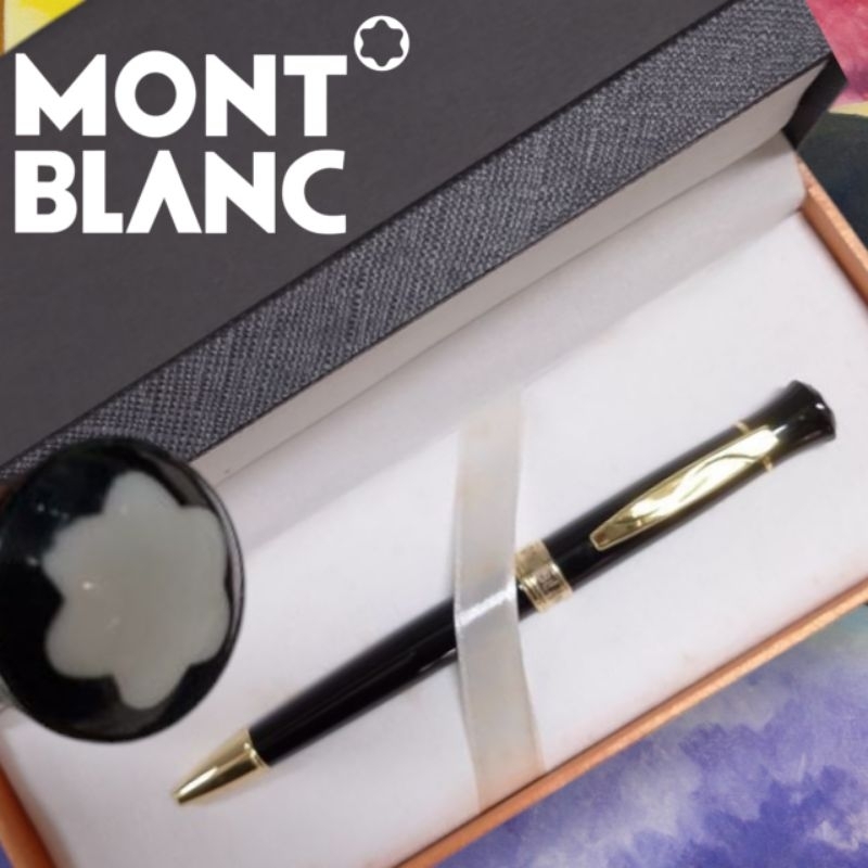 

Ballpoint Mewah Luxury Montbl@nc Model Putar Lengkap Dengan Box Exlusive