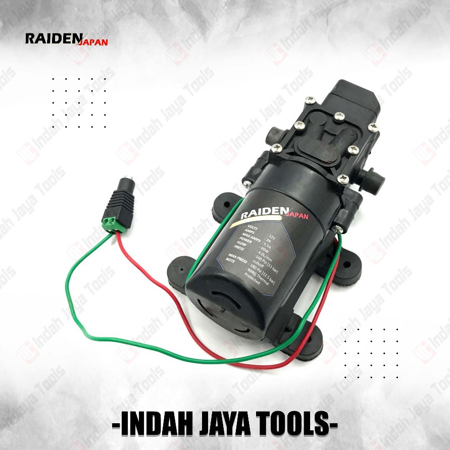 Promo RAIDEN Dinamo Pompa Air 12V DC 16 Psi Cuci Motor AC Sprayer Pump