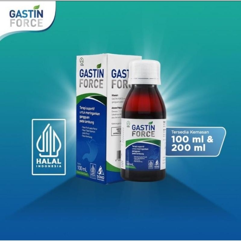 Gastin Force sirup obat lambung herbal 100 ml 200 ml