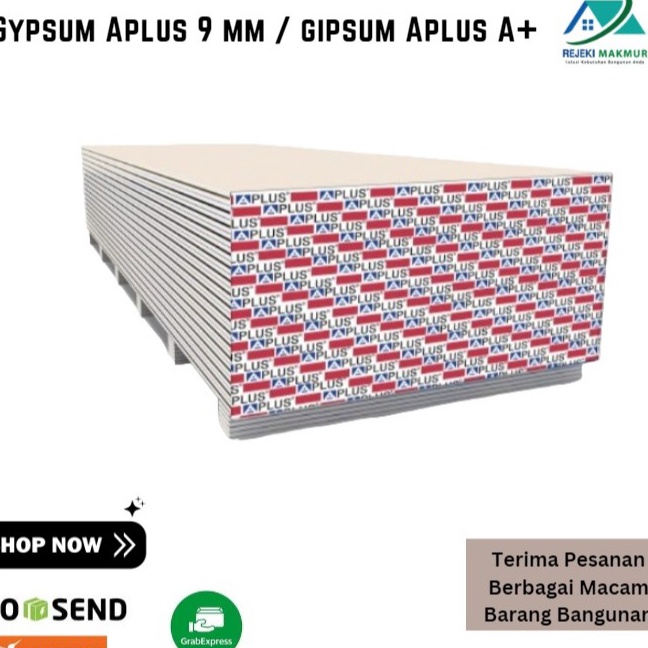Diskon Gypsum Aplus 9 mm  gipsum Aplus A