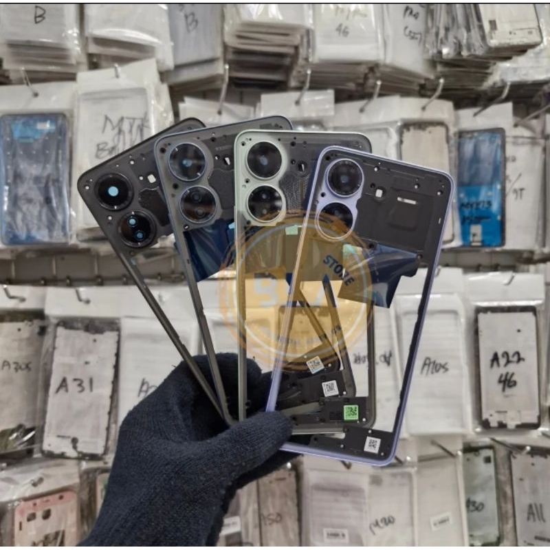 BEZEL TUTUP MESIN TULANG TENGAH BEZEL XIAOMI POCO C65 / REDMI 13C