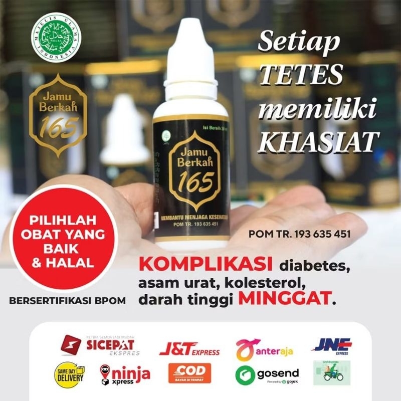 

Jamu Berkah 165 - Asli Original Jamu Tetes Praktis