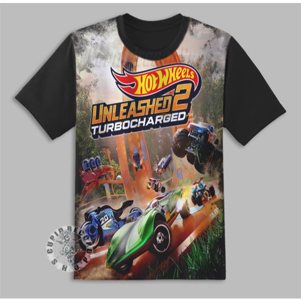 Baju Hot Wheels Hotwheels Kaos Anak Laki Laki Perempuan Pakaian 1 12 Tahun Game Anime 3D Mainan V7