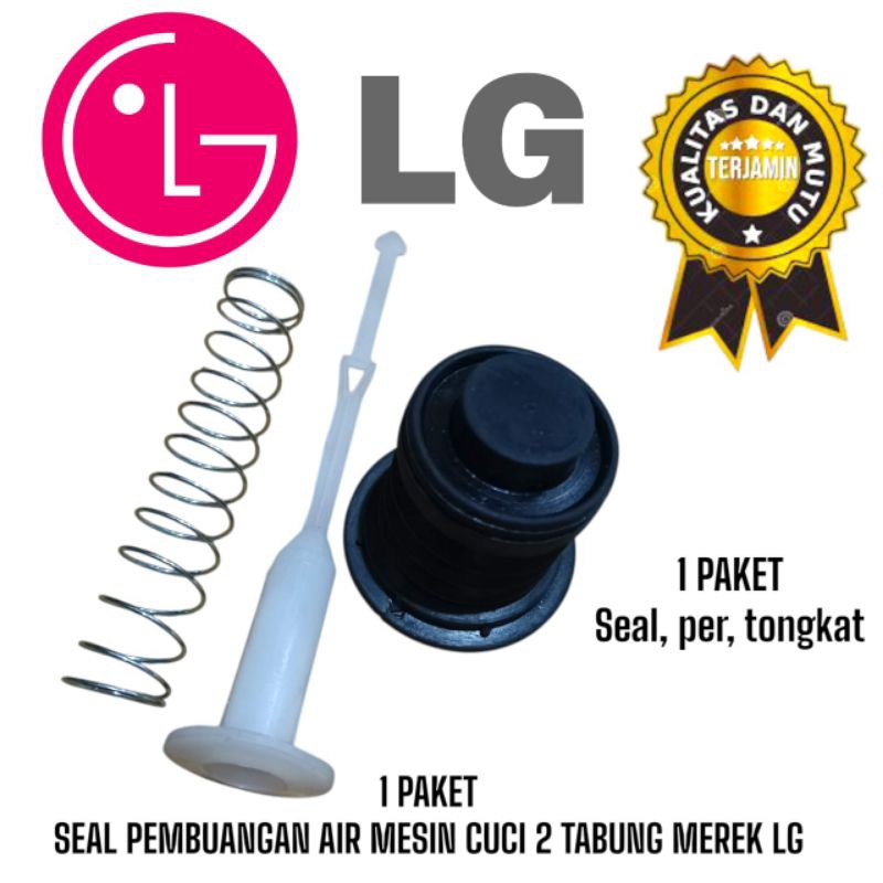 [ 1 PAKET ]  karet seal pembuangan air mesin cuci LG WP1660 16 KG mesin cuci 2 tabung